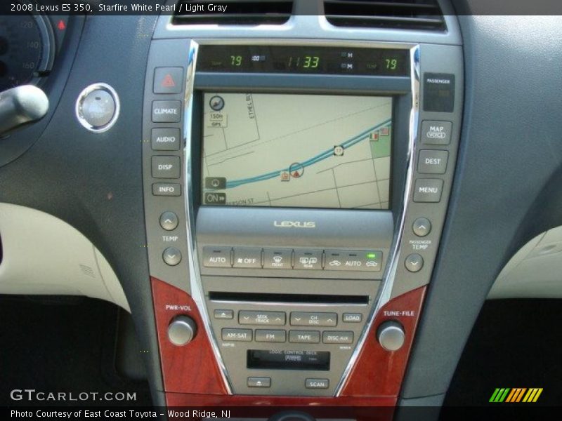 Starfire White Pearl / Light Gray 2008 Lexus ES 350