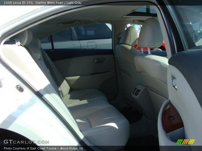 Starfire White Pearl / Light Gray 2008 Lexus ES 350