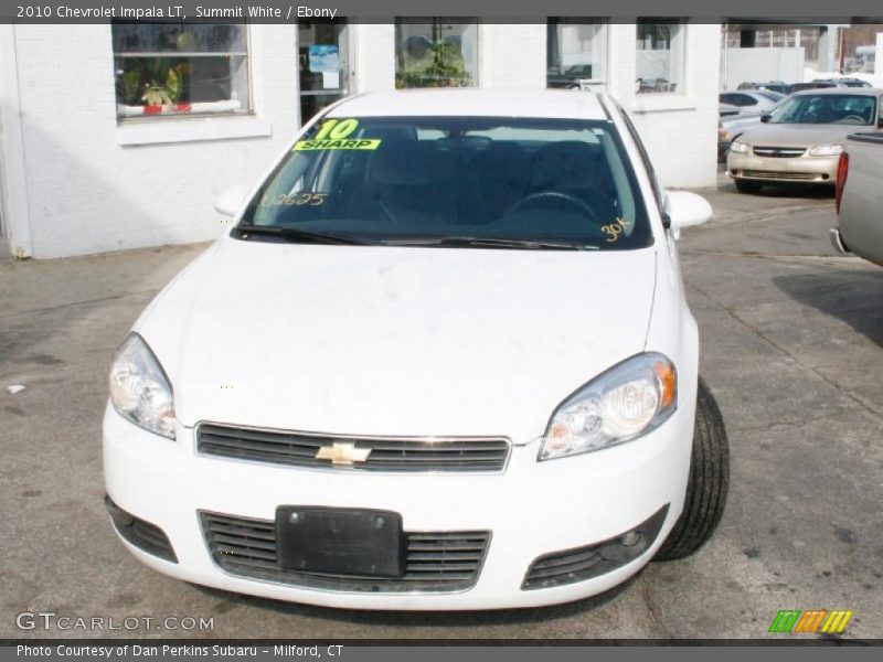 Summit White / Ebony 2010 Chevrolet Impala LT