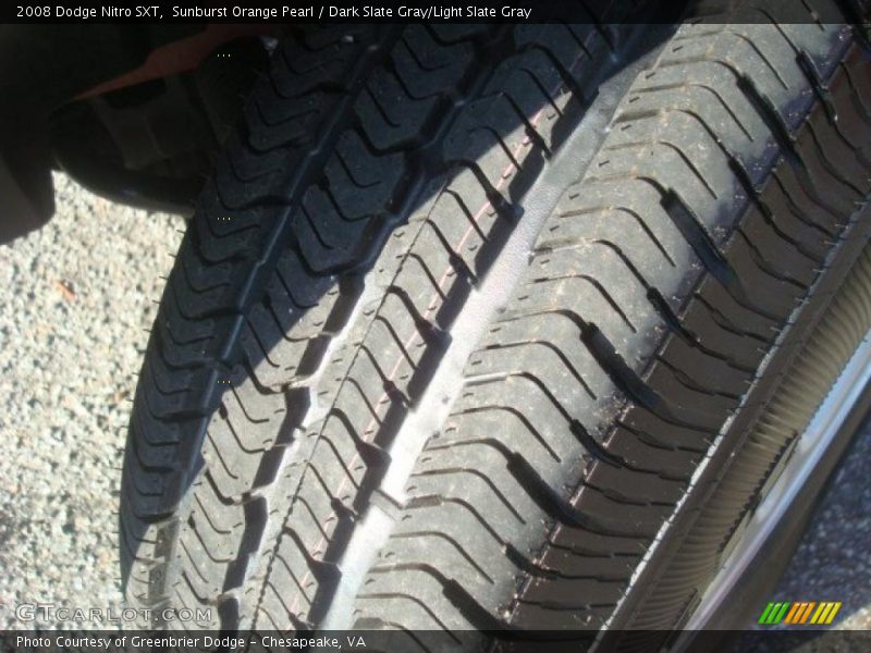 Sunburst Orange Pearl / Dark Slate Gray/Light Slate Gray 2008 Dodge Nitro SXT