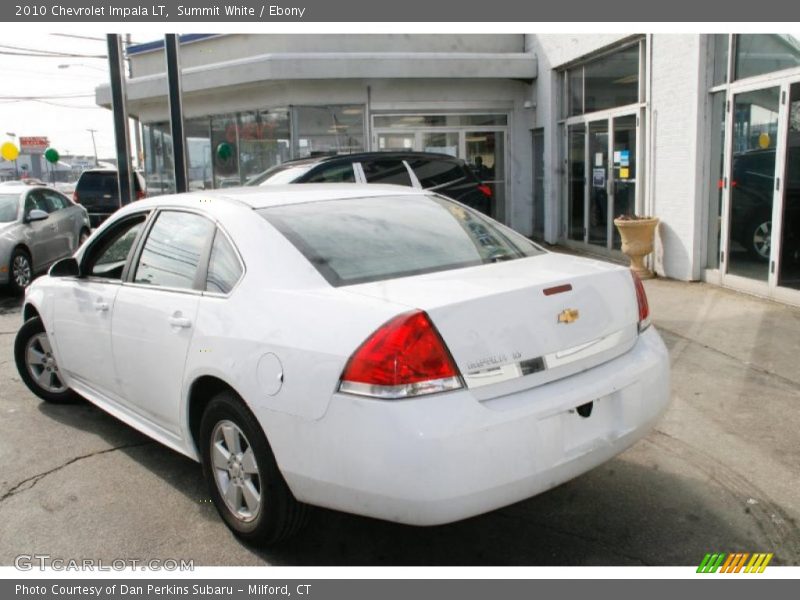 Summit White / Ebony 2010 Chevrolet Impala LT