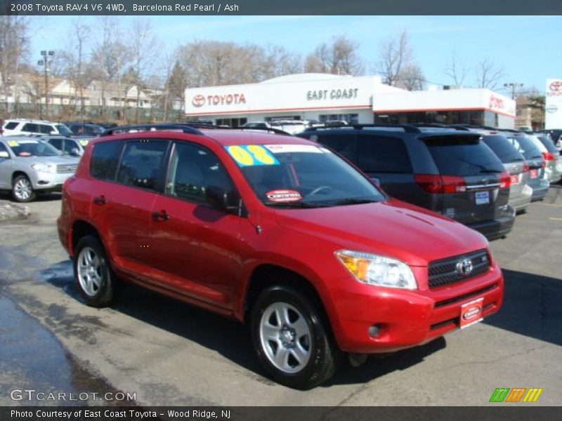 Barcelona Red Pearl / Ash 2008 Toyota RAV4 V6 4WD