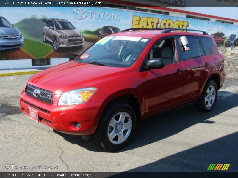 Barcelona Red Pearl / Ash 2008 Toyota RAV4 V6 4WD