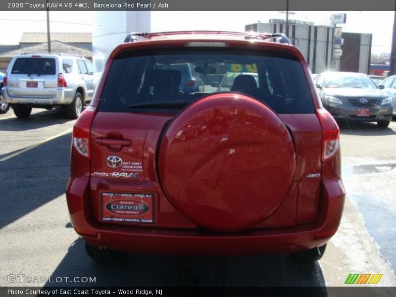 Barcelona Red Pearl / Ash 2008 Toyota RAV4 V6 4WD