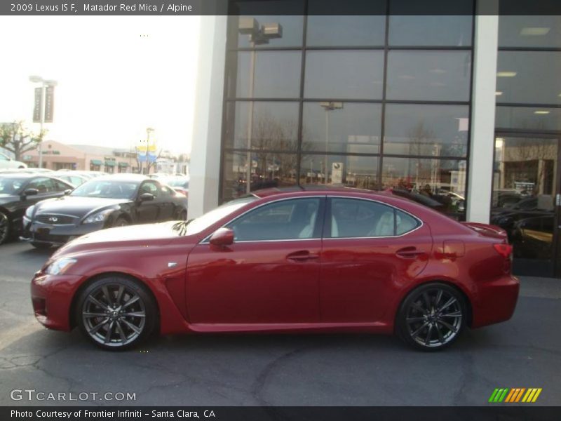 Matador Red Mica / Alpine 2009 Lexus IS F