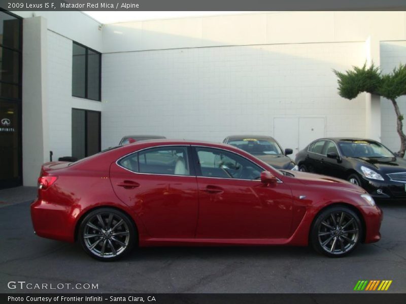 Matador Red Mica / Alpine 2009 Lexus IS F