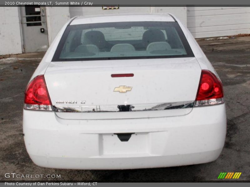 Summit White / Gray 2010 Chevrolet Impala LT