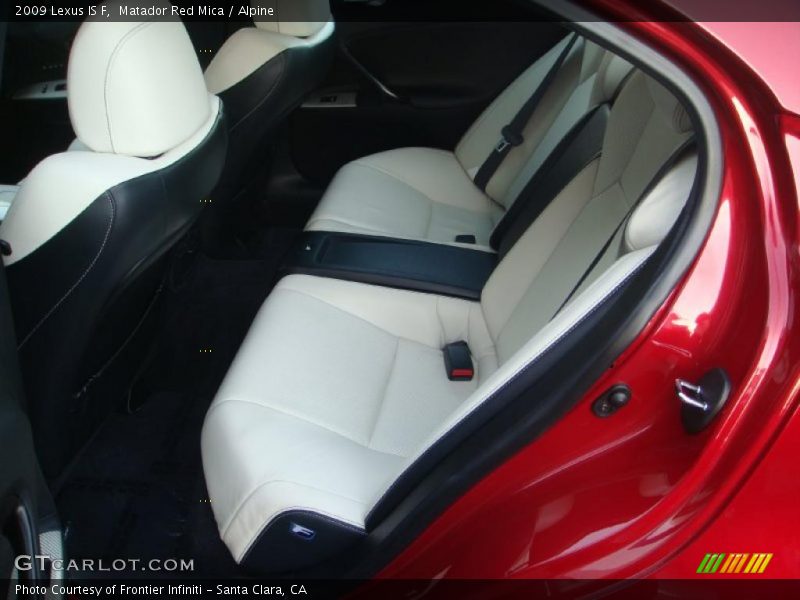  2009 IS F Alpine Interior