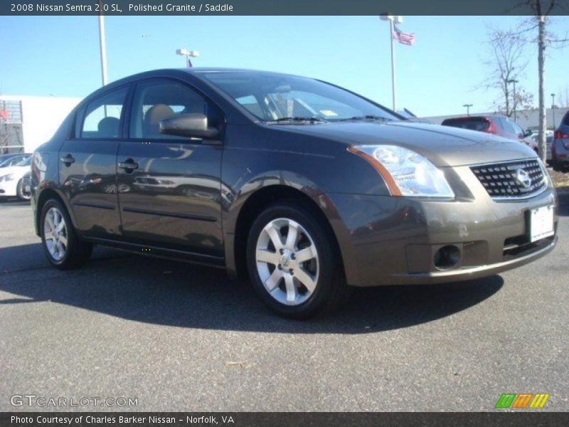 Polished Granite / Saddle 2008 Nissan Sentra 2.0 SL