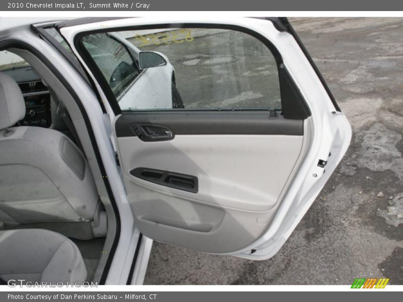 Summit White / Gray 2010 Chevrolet Impala LT