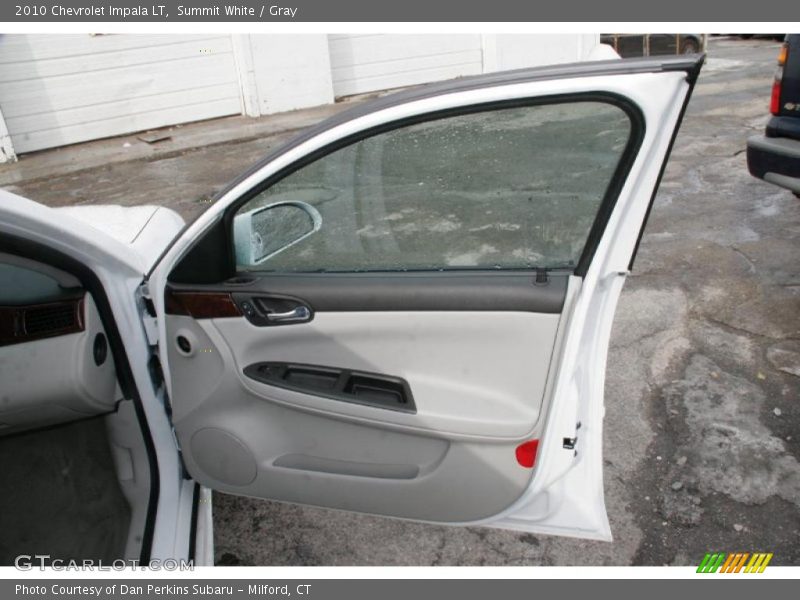 Summit White / Gray 2010 Chevrolet Impala LT