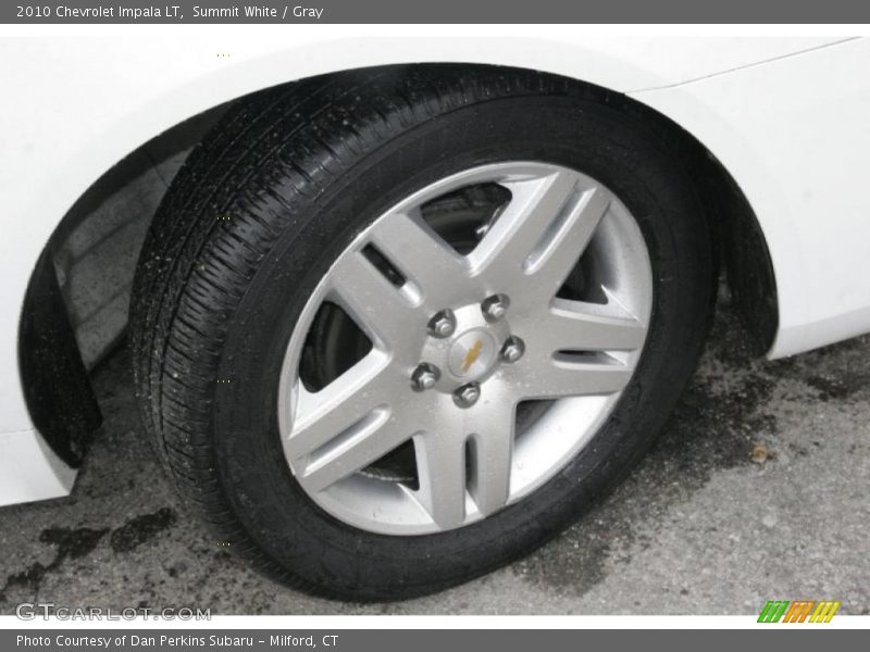 Summit White / Gray 2010 Chevrolet Impala LT