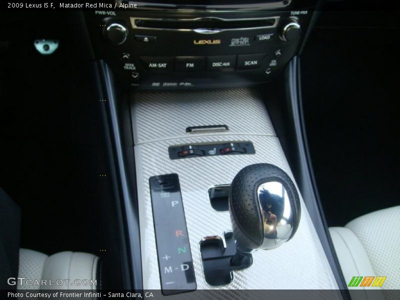  2009 IS F 8 Speed Sport Direct-Shift Automatic Shifter