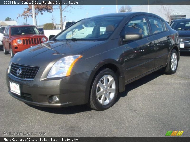 Polished Granite / Saddle 2008 Nissan Sentra 2.0 SL