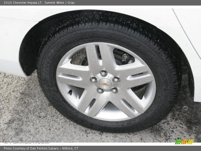 Summit White / Gray 2010 Chevrolet Impala LT