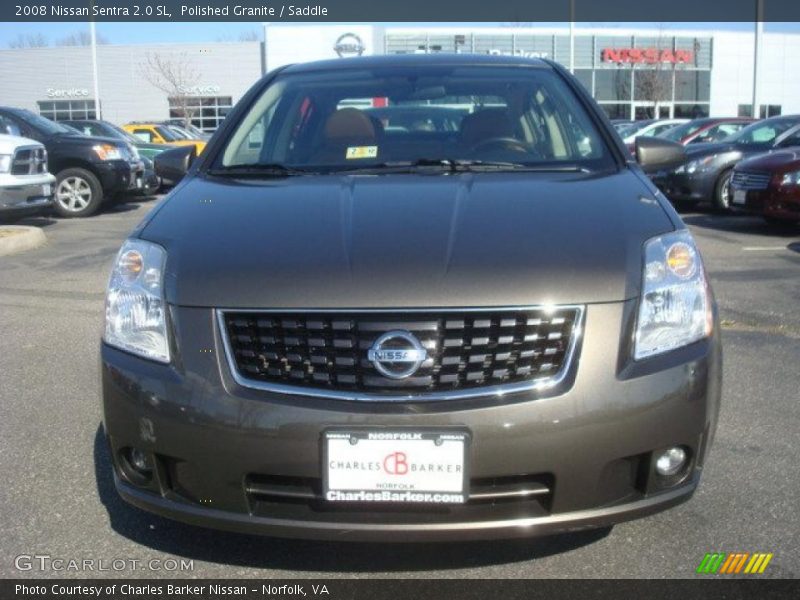 Polished Granite / Saddle 2008 Nissan Sentra 2.0 SL