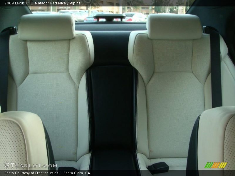  2009 IS F Alpine Interior