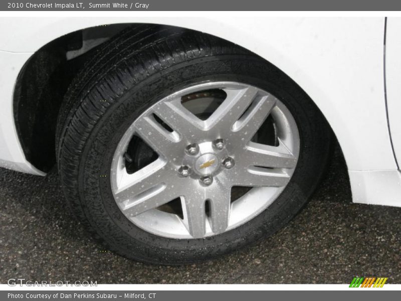 Summit White / Gray 2010 Chevrolet Impala LT