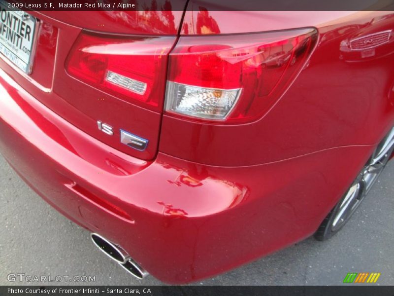 Matador Red Mica / Alpine 2009 Lexus IS F