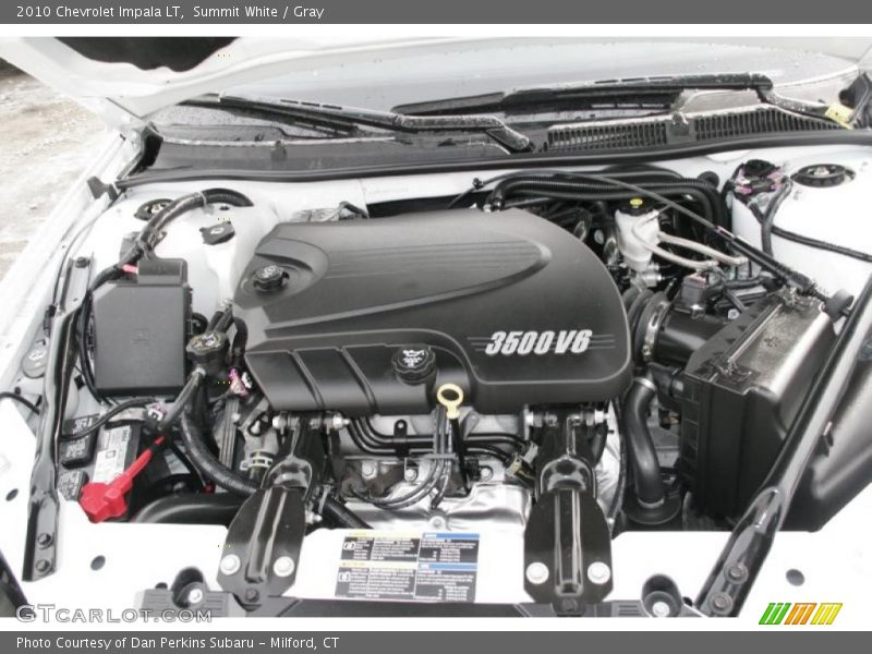 Summit White / Gray 2010 Chevrolet Impala LT