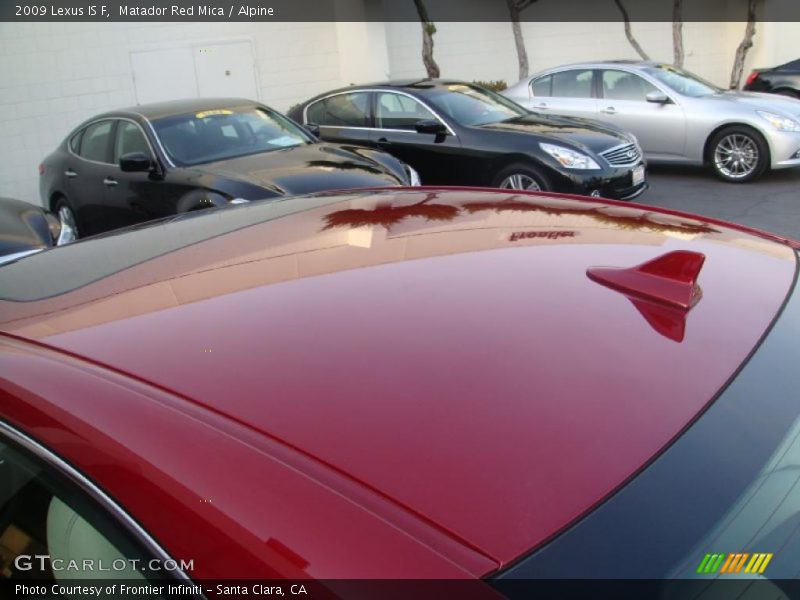 Matador Red Mica / Alpine 2009 Lexus IS F