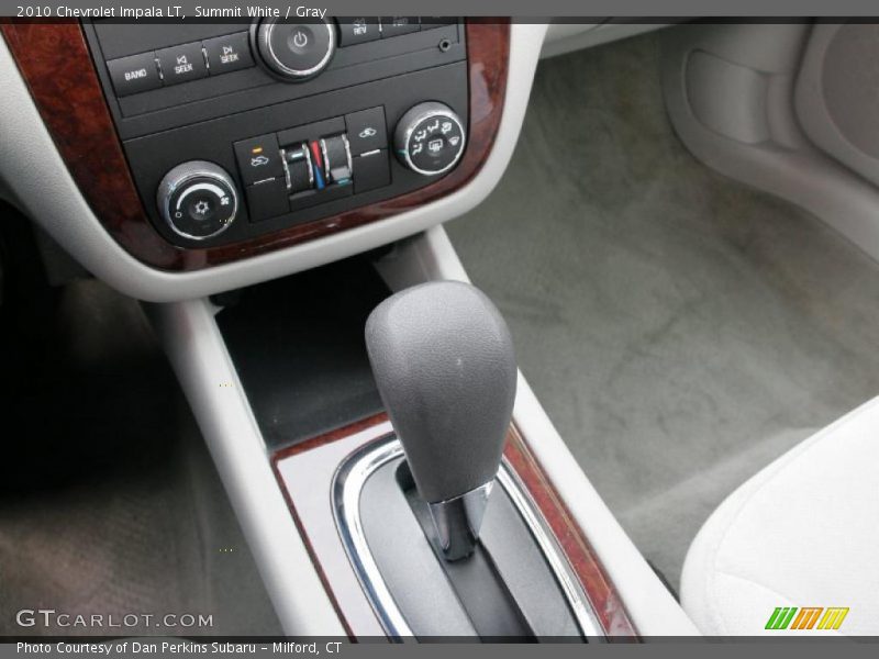 Summit White / Gray 2010 Chevrolet Impala LT