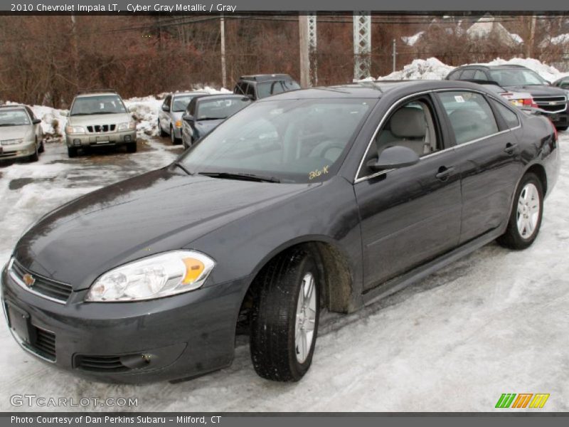 Cyber Gray Metallic / Gray 2010 Chevrolet Impala LT