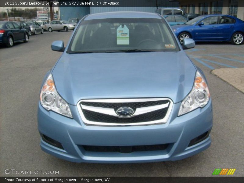 Sky Blue Metallic / Off-Black 2011 Subaru Legacy 2.5i Premium