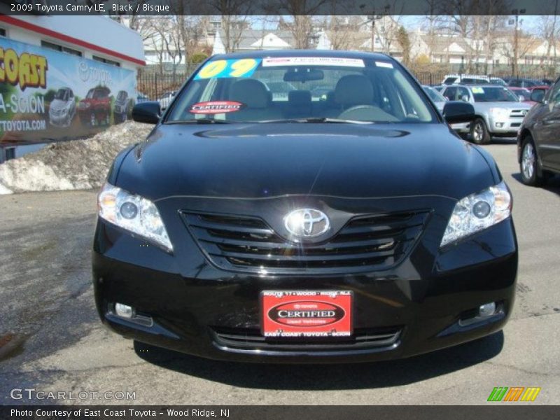 Black / Bisque 2009 Toyota Camry LE