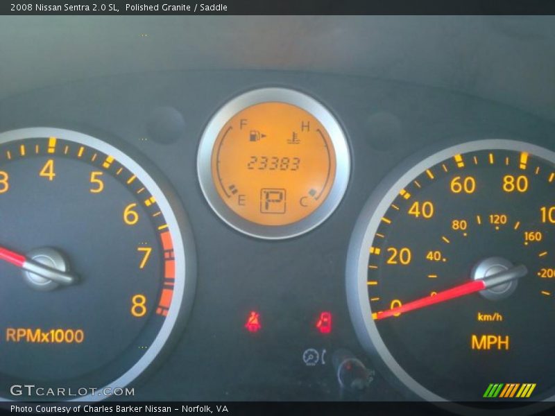 Polished Granite / Saddle 2008 Nissan Sentra 2.0 SL