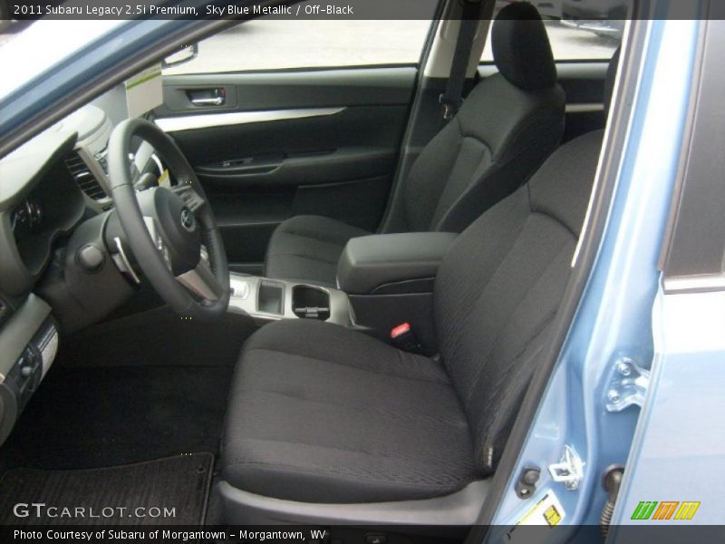 Sky Blue Metallic / Off-Black 2011 Subaru Legacy 2.5i Premium
