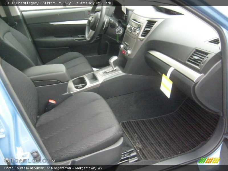 Sky Blue Metallic / Off-Black 2011 Subaru Legacy 2.5i Premium