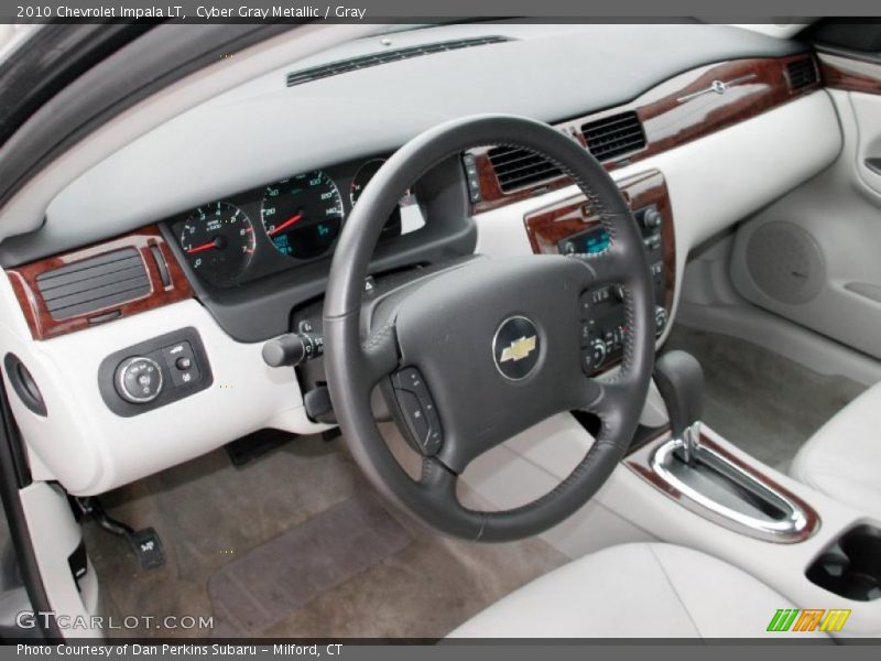 Cyber Gray Metallic / Gray 2010 Chevrolet Impala LT