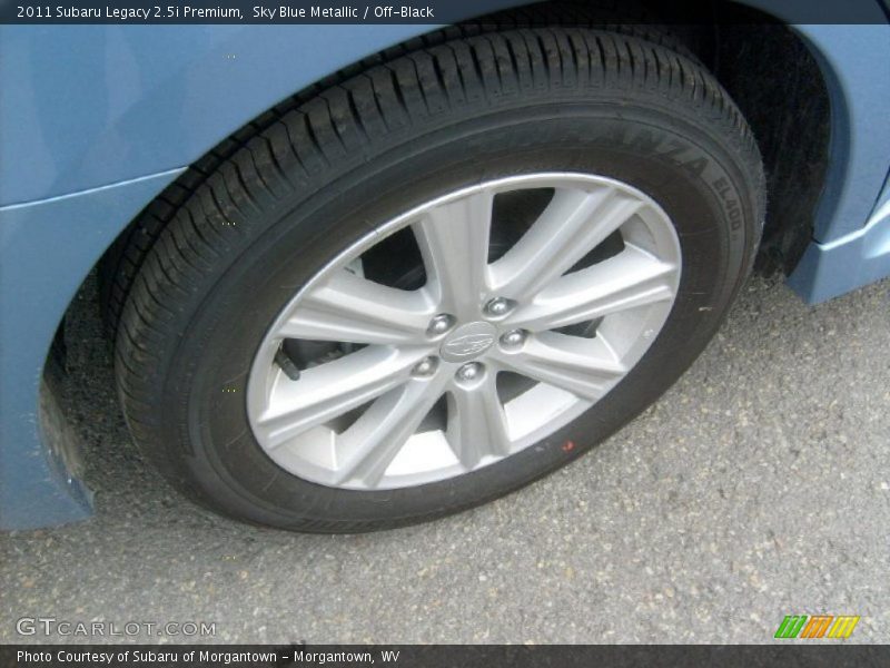 Sky Blue Metallic / Off-Black 2011 Subaru Legacy 2.5i Premium