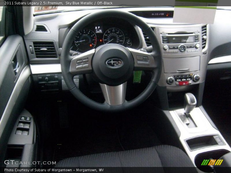 Sky Blue Metallic / Off-Black 2011 Subaru Legacy 2.5i Premium