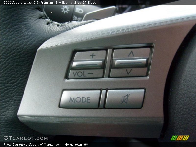 Sky Blue Metallic / Off-Black 2011 Subaru Legacy 2.5i Premium