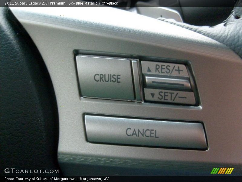 Sky Blue Metallic / Off-Black 2011 Subaru Legacy 2.5i Premium