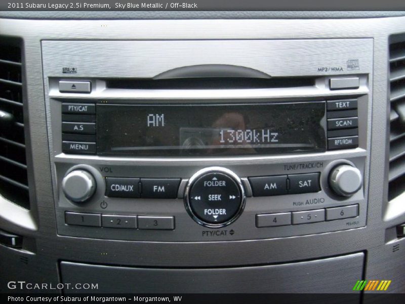 Sky Blue Metallic / Off-Black 2011 Subaru Legacy 2.5i Premium