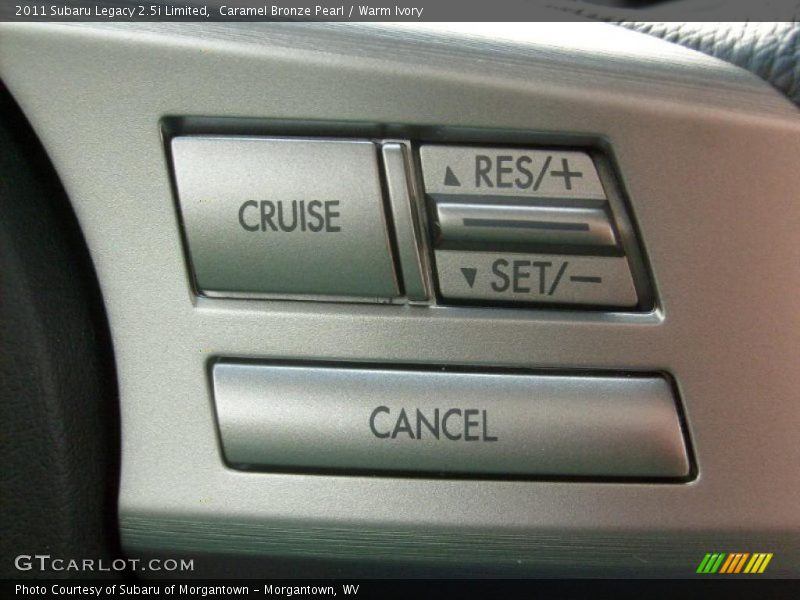 Controls of 2011 Legacy 2.5i Limited