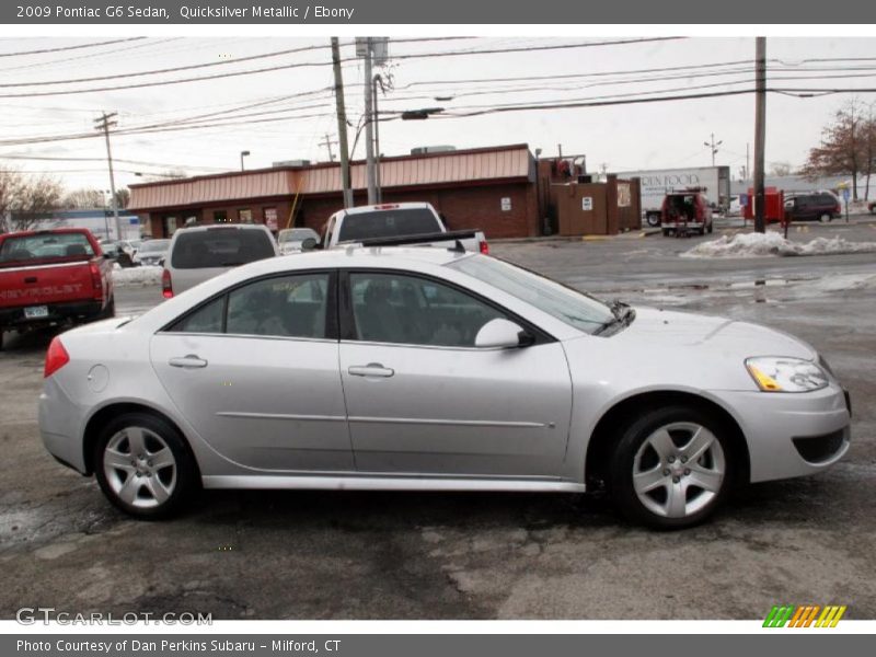 Quicksilver Metallic / Ebony 2009 Pontiac G6 Sedan