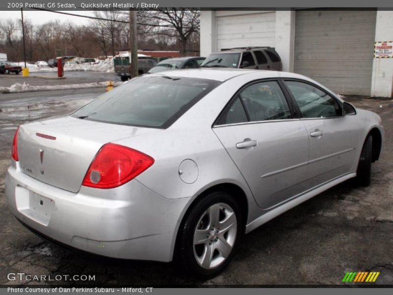 Quicksilver Metallic / Ebony 2009 Pontiac G6 Sedan