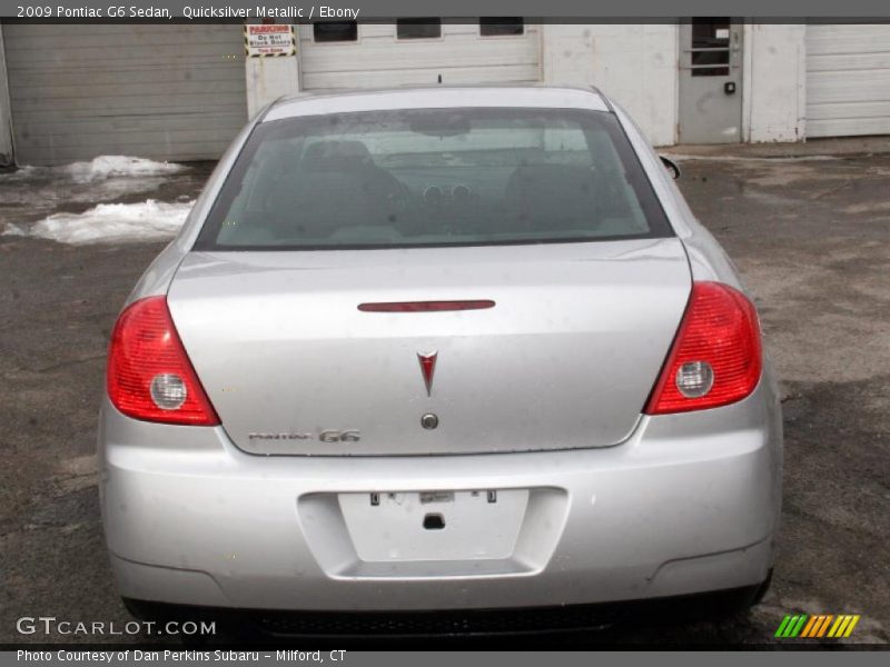 Quicksilver Metallic / Ebony 2009 Pontiac G6 Sedan