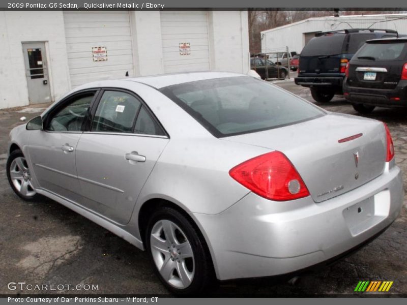 Quicksilver Metallic / Ebony 2009 Pontiac G6 Sedan
