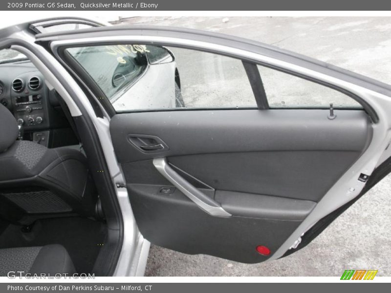 Quicksilver Metallic / Ebony 2009 Pontiac G6 Sedan