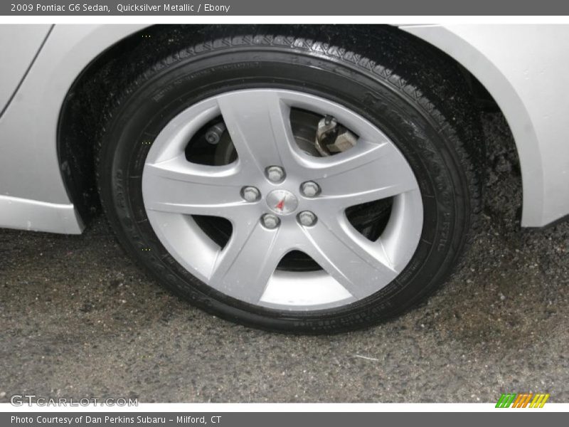 Quicksilver Metallic / Ebony 2009 Pontiac G6 Sedan