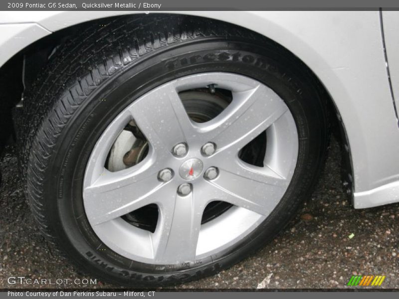 Quicksilver Metallic / Ebony 2009 Pontiac G6 Sedan