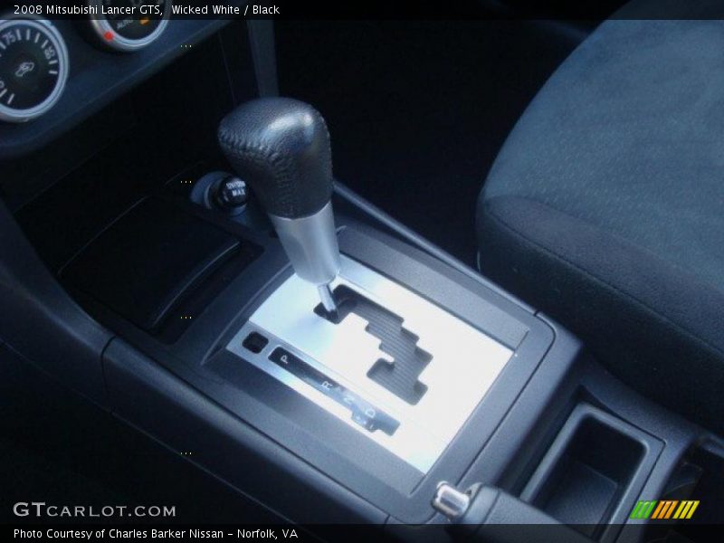 Wicked White / Black 2008 Mitsubishi Lancer GTS