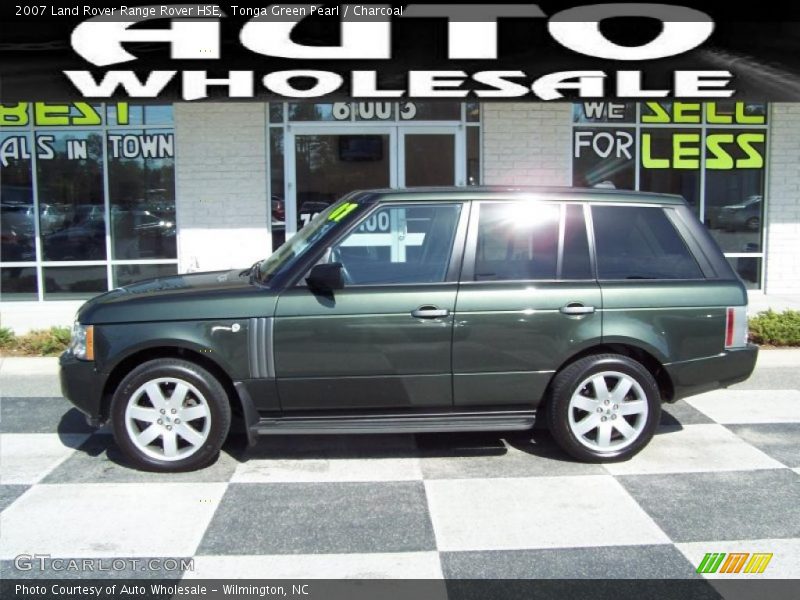 Tonga Green Pearl / Charcoal 2007 Land Rover Range Rover HSE