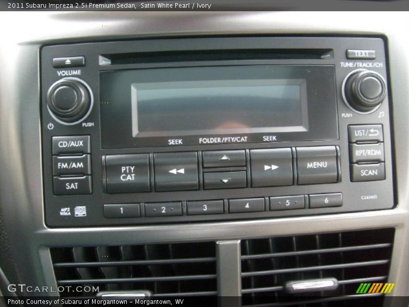 Satin White Pearl / Ivory 2011 Subaru Impreza 2.5i Premium Sedan