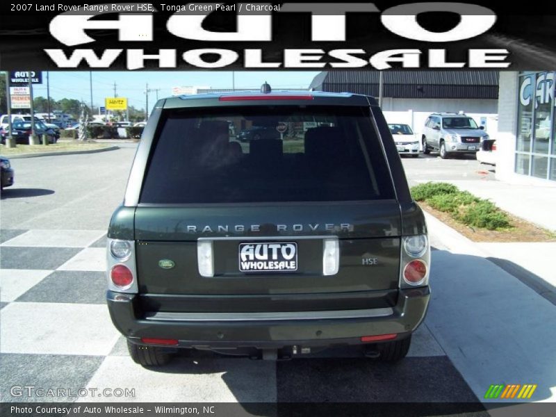 Tonga Green Pearl / Charcoal 2007 Land Rover Range Rover HSE